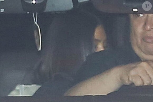 Kim Kardashian à la sortie du concert de Kanye West à Inglewood le 26 octobre 2016