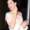 Katy Perry quittant le restaurant Bouchon à Beverly Hills, le 26 octobre 2016
