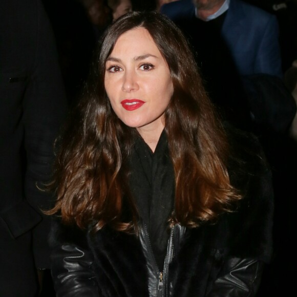 Olivia Ruiz à la sortie du défilé Haute Couture Giorgio Armani Privé Printemps-Eté 2016 à Paris le 26 janvier 2016. © CVS / Veeren / Bestimage