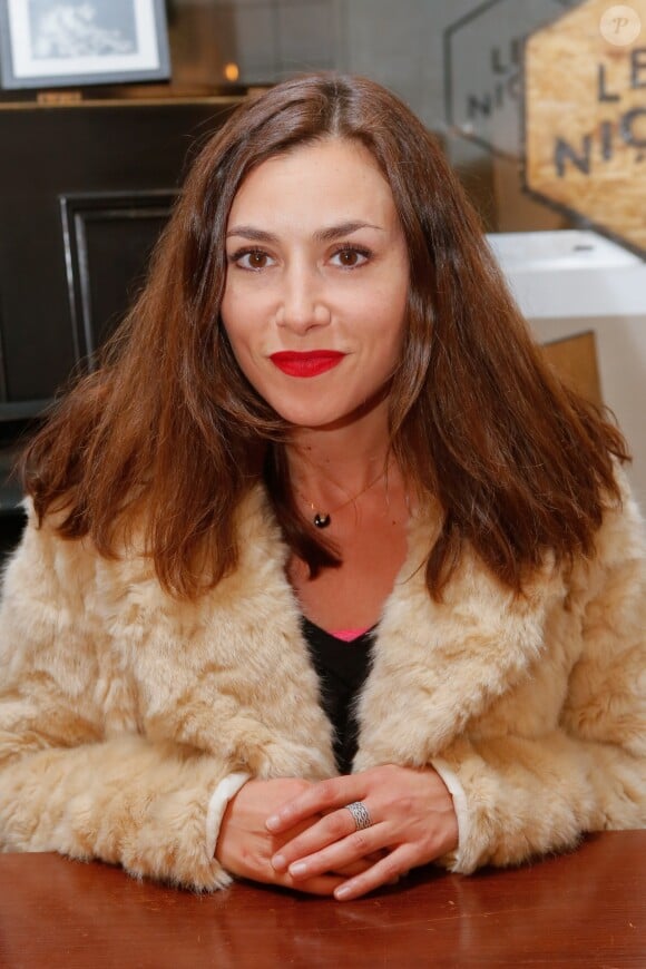 Exclusif - Olivia Ruiz - Les artistes se mobilisent pour sauver le festival LE MAS lors du tournage d'un clip au restaurant Les Niçois à Paris le 11 mars 2015