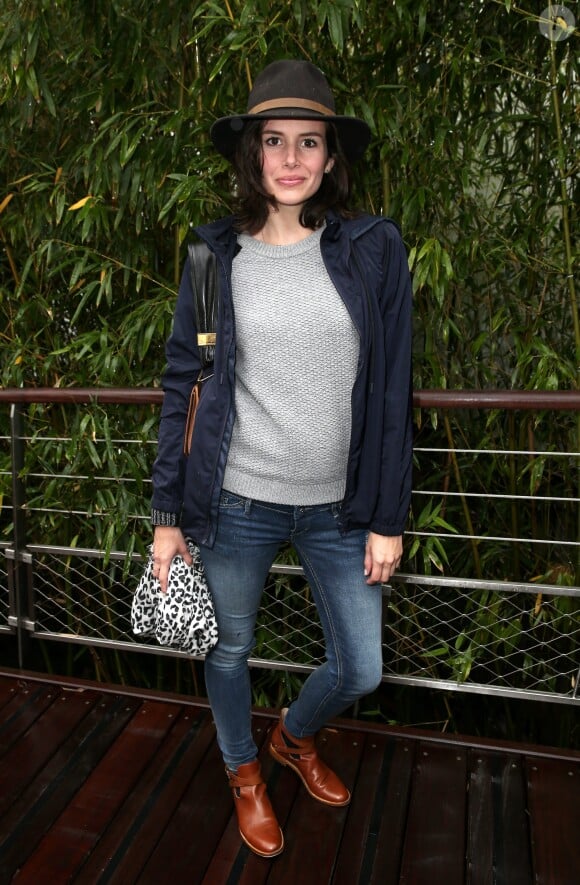 Louise Monot - People au village des Internationaux de Tennis de Roland Garros le 31 mai 2016. © Dominique Jacovides / Bestimage
