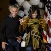 Barack Obama et Michelle fêtent Halloween à la Maison Blanche, le 31 octobre 2016