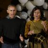 Barack Obama et Michelle fêtent Halloween à la Maison Blanche, le 31 octobre 2016