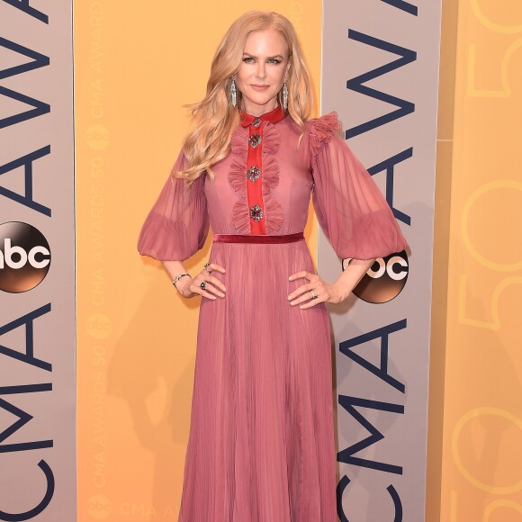 Nicole Kidman assiste à la 50ème céremonie des CMA Awards à Nashville, le 2 novembre 2016.