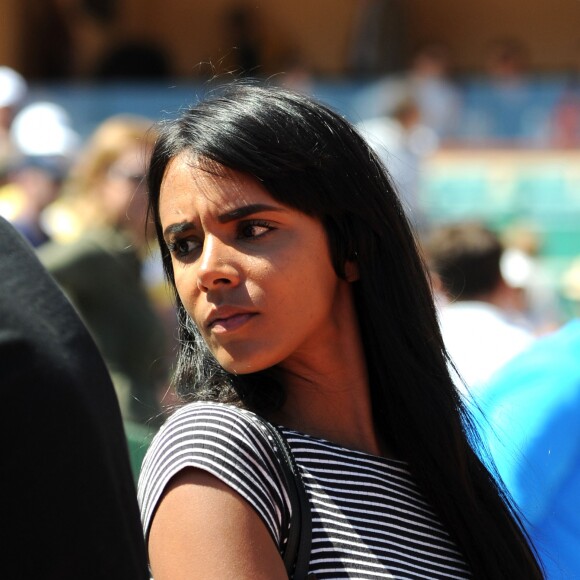 La chanteuse Shy'mprésente au Monte Carlo Country Club à Roquebrune Cap Martin le 14 avril 2016.