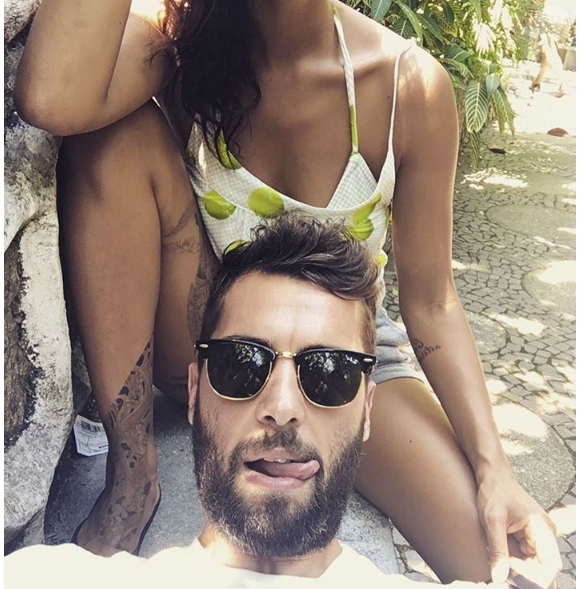 Benoît Paire pose avec Shy'm sur Instagram.