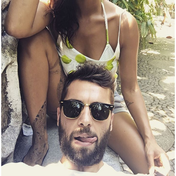 Benoît Paire pose avec Shy'm sur Instagram.