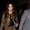 Demi Lovato est allée diner au restaurant Catch à West Hollywood, le 22 octobre 2016