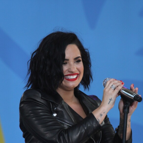 Demi Lovato en concert lors du "The Good Morning America Concert series" à Central Park à New York, le 16 juin 2016. © Bruce Cotler/Globe Photos via ZUMA Wire/Bestimage