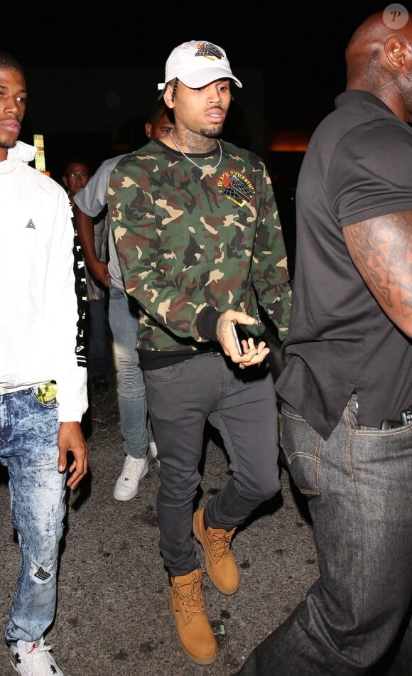 Chris Brown à Los Angeles, le 31 juillet 2016.