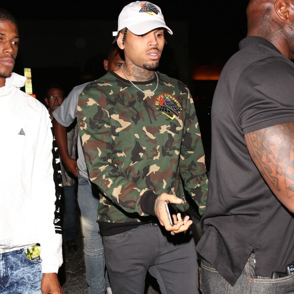 Chris Brown à Los Angeles, le 31 juillet 2016.