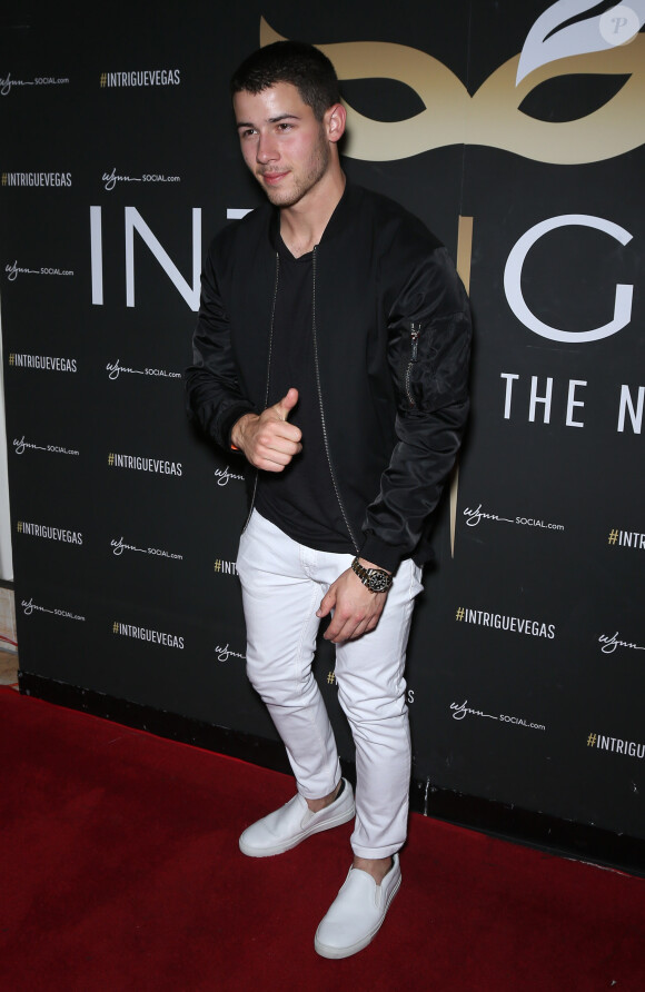 Nick Jonas va donner un concert au Intrigue Nightclub à l'hôtel Wynn à Las Vegas, le 13 août 2016.