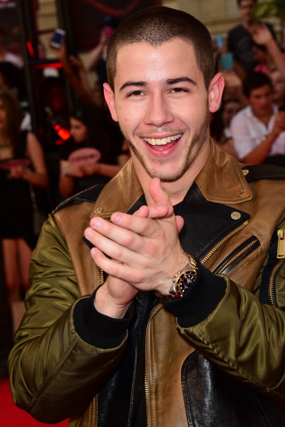 Nick Jonas assiste à la soirée "iHeartRADIO MuchMusic Video Awards" à Toronto le 19 juin 2016.