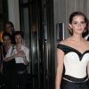 Emma Watson - People à la sortie du Bowery Hotel pour se rendre à la soirée Costume Institute Benefit Gala 2016 (Met Ball) sur le thème de "Manus x Machina" au Metropolitan Museum of Art à New York, le 2 mai 2016.