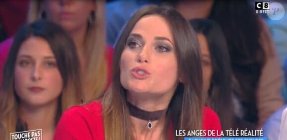 Capucine Anav dans "Touche pas à mon poste", sur C8, lundi 7 novembre 2016