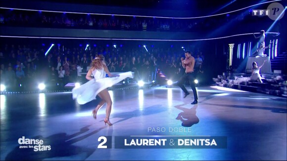 Laurent Maistret et Denitsa Ikonomova - "Danse avec les stars 7" sur TF1. Le 10 novembre 2016.