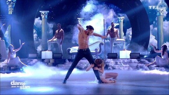 Laurent Maistret et Denitsa Ikonomova - "Danse avec les stars 7" sur TF1. Le 10 novembre 2016.
