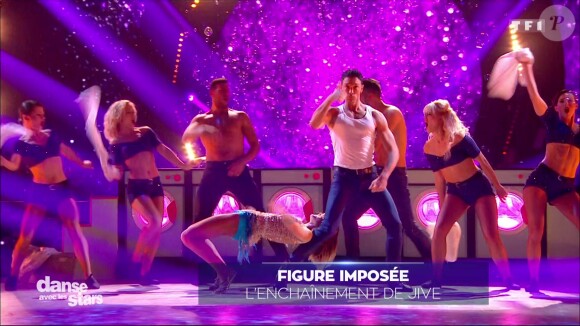 Caroline Receveur et Maxime Dereymez - "Danse avec les stars 7" sur TF1. Le 10 novembre 2016.