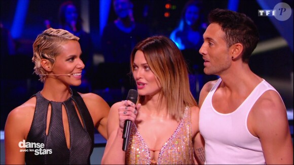 Caroline Receveur et Maxime Dereymez - "Danse avec les stars 7" sur TF1. Le 10 novembre 2016.