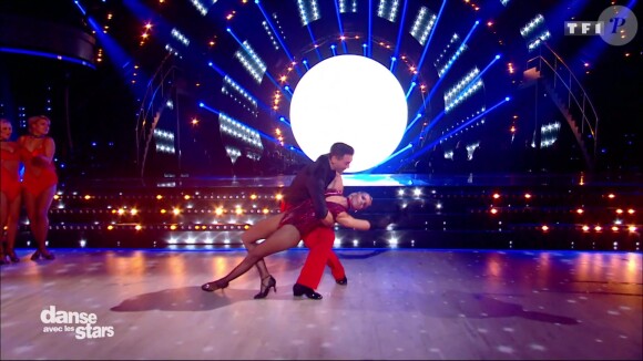 Shy'm et Maxime Dereymez - "Danse avec les stars 7" sur TF1. Le 10 novembre 2016.