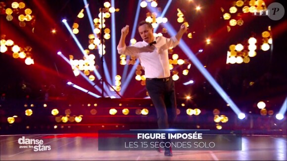 Julien Lepers et Silvia Notargiacomo - "Danse avec les stars 7" sur TF1. Le 10 novembre 2016.