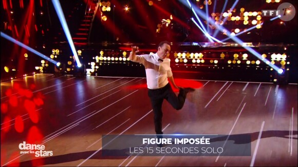 Julien Lepers et Silvia Notargiacomo - "Danse avec les stars 7" sur TF1. Le 10 novembre 2016.