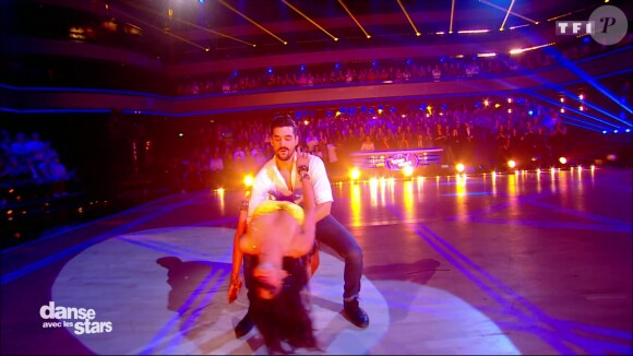 Florent Mothe et Candice Pascal - "Danse avec les stars 7" sur TF1. Le 10 novembre 2016.