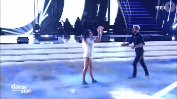 Karine Ferri et Yann-Alrick Mortreuil - "Danse avec les stars 7" sur TF1. Le 10 novembre 2016.