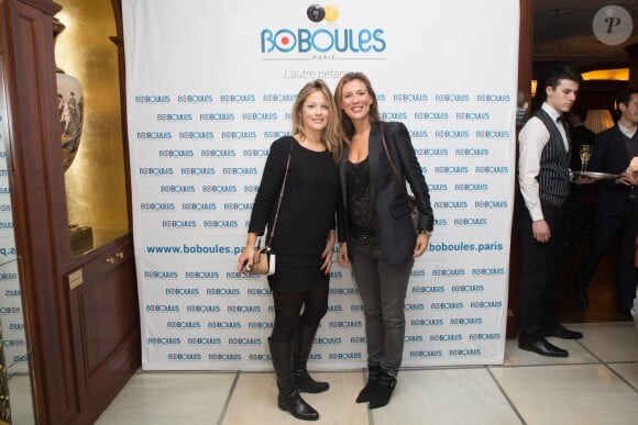 Exclusif - Caroline Faindt - Soirée de lancement de "BoBoules, l'autre pétanque" à l'Hôtel Napoléon à Paris. Le 7 novembre 2016 © Philippe Doignon / Bestimage