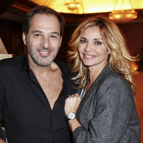 Exclusif - Ingrid Chauvin et son mari Thierry Peythieu - Soirée de lancement de "Boboules, l'autre pétanque" à l'Hôtel Napoléon à Paris. Le 7 novembre 2016 © Philippe Doignon / Bestimage