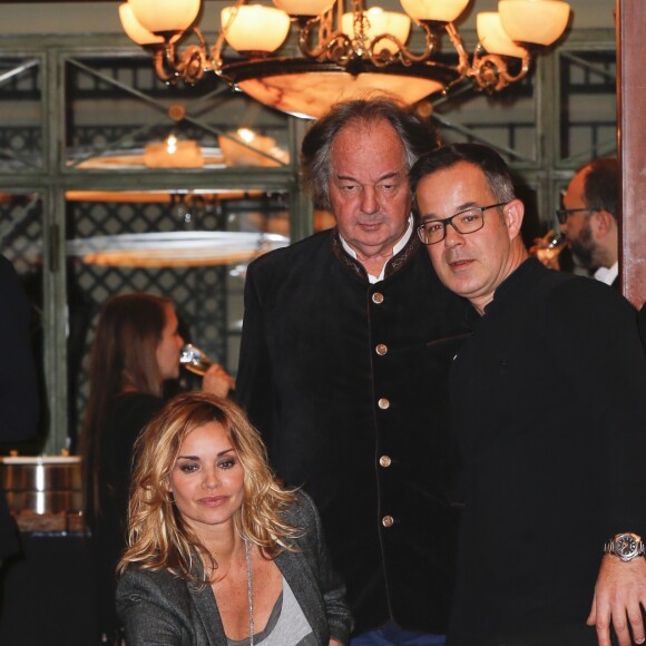 Exclusif - Ingrid Chauvin et Clément L'incruste - Soirée de lancement de "Boboules, l'autre pétanque" à l'Hôtel Napoléon à Paris. Le 7 novembre 2016 © Philippe Doignon / Bestimage