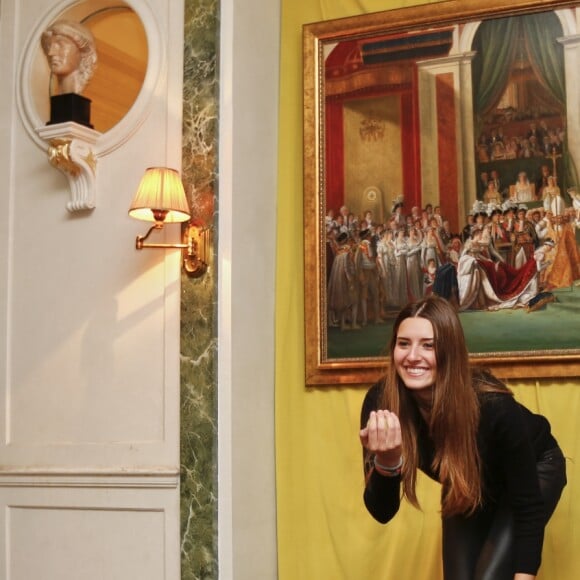 Exclusif - Cécile de Ménibus - Soirée de lancement de "Boboules, l'autre pétanque" à l'Hôtel Napoléon à Paris. Le 7 novembre 2016 © Philippe Doignon / Bestimage