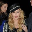 Madonna - Les célébrités arrivent à une soirée privée Mert &amp; Marcus: Works 2001-2014 au nightclub Mark dans le quartier de Mayfair à Londres, le 27 octobre 2016