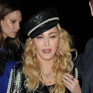 Madonna - Les célébrités arrivent à une soirée privée Mert & Marcus: Works 2001-2014 au nightclub Mark dans le quartier de Mayfair à Londres, le 27 octobre 2016