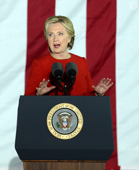 Hillary Clinton en campagne à Philadelphie le 7 novembre 2016.