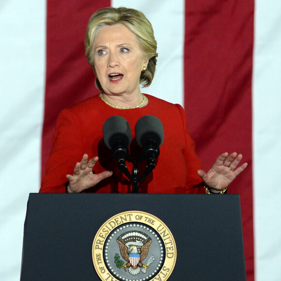 Hillary Clinton en campagne à Philadelphie le 7 novembre 2016.