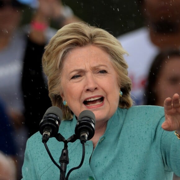 Hillary Clinton, candidate démocrate à l'élection présidentielle américaine, à Pembroke Pines en Floride le 5 novembre 2016.