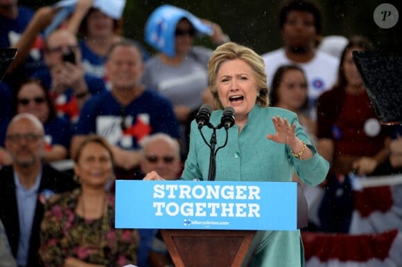 Hillary Clinton, candidate démocrate à l'élection présidentielle américaine, à Pembroke Pines en Floride le 5 novembre 2016.