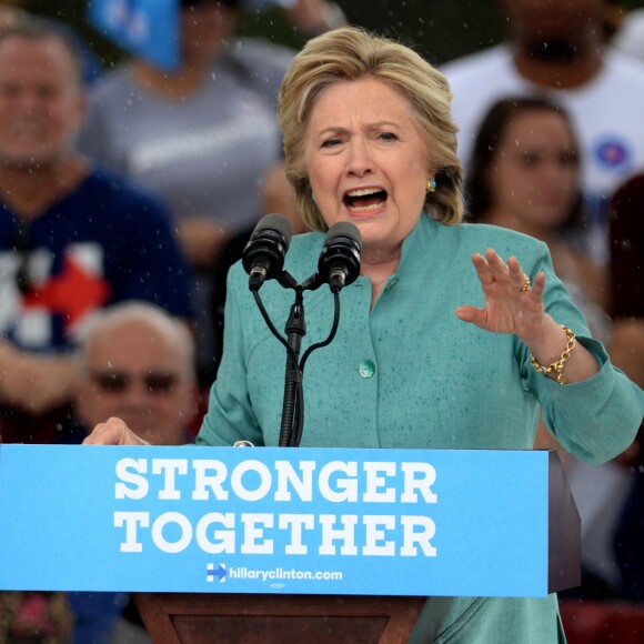 Hillary Clinton, candidate démocrate à l'élection présidentielle américaine, à Pembroke Pines en Floride le 5 novembre 2016.