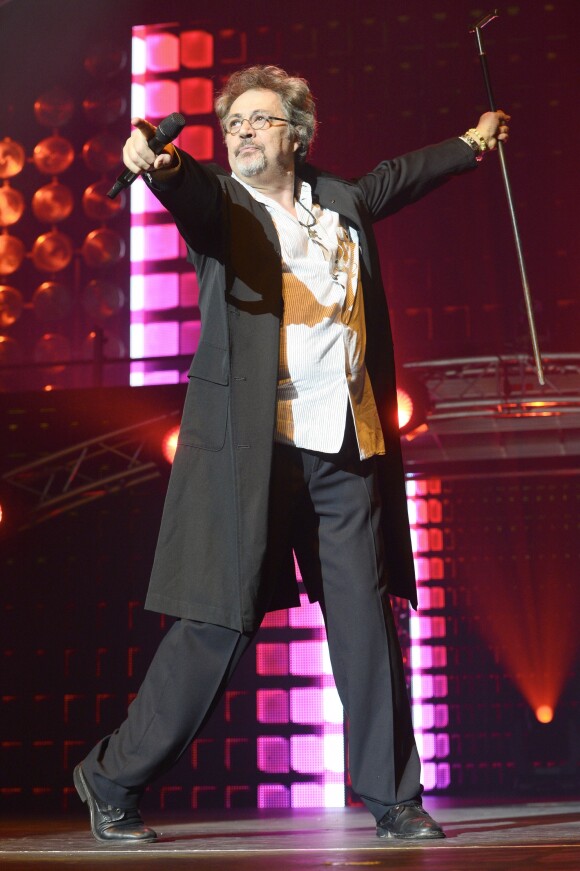 Patrick Hernandez lors du concert "Stars 80 "au Zenith a Paris le 2 novembre 2013.
