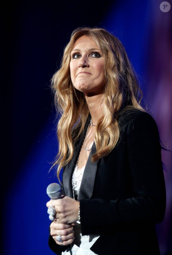 Céline Dion en concert à l'AccorHotels Arena à Paris, le 24 juin 2016.