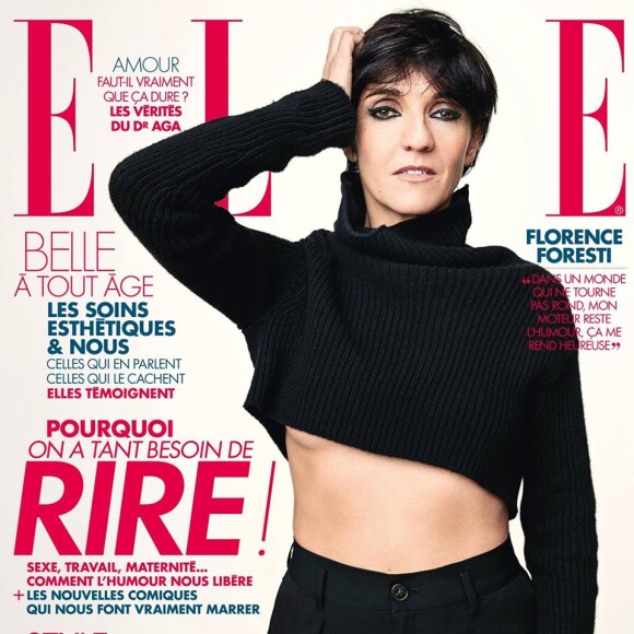 Florence Foresti en couverture du magazine ELLE.