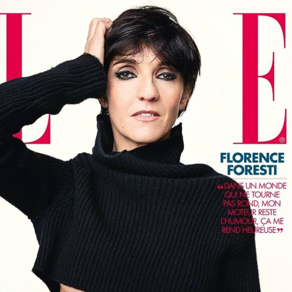 Florence Foresti en couverture du magazine ELLE.