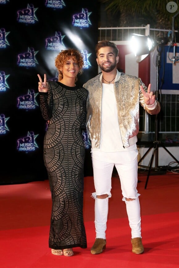 Tal, Kendji Girac à la 18ème cérémonie des "NRJ Music Awards" au Palais des Festivals à Cannes, le 12 novembre 2016. © Dominique Jacovides/Bestimage