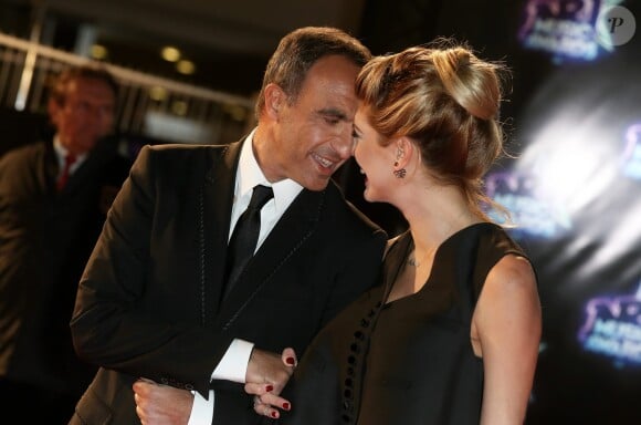 Nikos Aliagas et sa femme Tina Grigoriou à la 18ème cérémonie des "NRJ Music Awards" au Palais des Festivals à Cannes, le 12 novembre 2016. © Dominique Jacovides/Bestimage