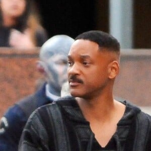 Will Smith et Joel Edgerton sur le tournage de 'Bright' à Los Angeles le 12 novembre 2016