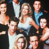 La casting de Beverly Hills, 90210 en 1990.