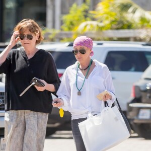 Exclusif - Shannen Doherty et sa mère Rosa sont allées faire du shopping à Malibu, le 26 juillet 2016.