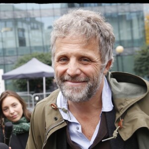 Stéphane Guillon - Rassemblement de soutien à iTélé au neuvième jour de grève à Boulogne Billancourt le 25 octobre 2016. © Alain Guizard / Bestimage