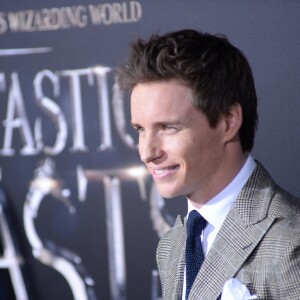 Eddie Redmayne (habillé en Polo Ralph Lauren) lors de la première du film "Fantastic Beasts and Where to Find Them" à la salle de spectacles Alice Tully Hall au Lincoln Center à New York City, New York, Etats-Unis, le 10 novembre 2016.